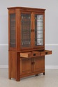 72116: STICKLEY Cherry 21st Century Leaded Glass C