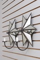 F72126: Pair Of MEYDA Mirrored Star Electric Wall 