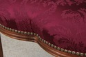 72147: Pair Vintage Louis XV Mahogany Fireside Arm