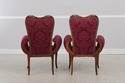 72147: Pair Vintage Louis XV Mahogany Fireside Arm