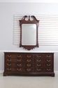 72153:  DREXEL HERITAGE Mahogany Chippendale Tripl