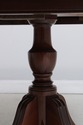 L72157: SMITH & WATSON Banded Inlaid Mahogany Pede