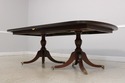 L72157: SMITH & WATSON Banded Inlaid Mahogany Pede