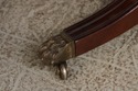 L72157: SMITH & WATSON Banded Inlaid Mahogany Pede