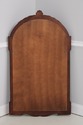 72169: HENKEL HARRIS Mahogany Arch Top Wall Mirror