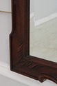 72169: HENKEL HARRIS Mahogany Arch Top Wall Mirror