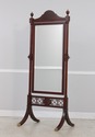 72181: HENKEL HARRIS Mahogany Cheval Dressing Mirr