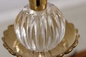 72192: Pair Of WILDWOOD Crystal & Brass Regency Ta