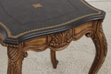 L72244:  MAITLAND SMITH Leather Top Carved French 