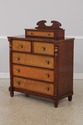 L72254: Tiger Maple Front Sheraton Mahogany Dresse