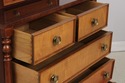 L72254: Tiger Maple Front Sheraton Mahogany Dresse