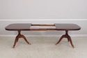 LF72302: Banded Border Mahogany Dining Room Table