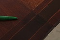 LF72302: Banded Border Mahogany Dining Room Table