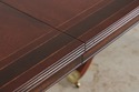 LF72302: Banded Border Mahogany Dining Room Table