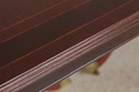 LF72302: Banded Border Mahogany Dining Room Table