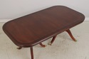 LF72302: Banded Border Mahogany Dining Room Table