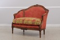 L72318: Vintage French Provincial Upholstered Love