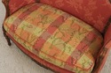 L72318: Vintage French Provincial Upholstered Love