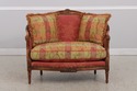 L72318: Vintage French Provincial Upholstered Love