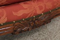 L72318: Vintage French Provincial Upholstered Love