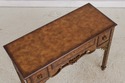 L72329: MAITLAND SMITH Burl Wood 3 Drawer Writing 