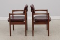 F72334: Pair Of JENS RISOM Mid Century Modern Waln