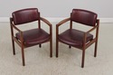 F72334: Pair Of JENS RISOM Mid Century Modern Waln