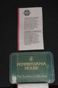 72340: PENNSYLVANIA HOUSE Burgundy Leather Wing Ch