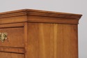 L72341: STICKLEY Cherry Queen Anne Flat Top Highbo