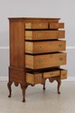 L72341: STICKLEY Cherry Queen Anne Flat Top Highbo