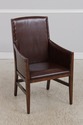 72357: Set of 6 STICKLEY Leather Dining Chairs