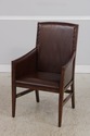 72357: Set of 6 STICKLEY Leather Dining Chairs