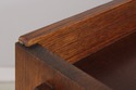 73728: STICKLEY Mission Oak Triple Door Bookcase