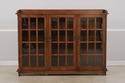 73728: STICKLEY Mission Oak Triple Door Bookcase