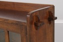 73728: STICKLEY Mission Oak Triple Door Bookcase