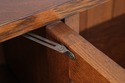 73728: STICKLEY Mission Oak Triple Door Bookcase