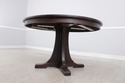 72366: STICKLEY Mission Oak Round Dining Table