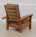 72373: STICKLEY Bow Arm Mission Oak Morris Chair