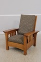 72373: STICKLEY Bow Arm Mission Oak Morris Chair