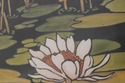 72376: KATHLEEN WEST Mission Oak Waterlilies Frame
