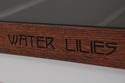 72376: KATHLEEN WEST Mission Oak Waterlilies Frame