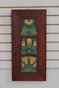 72377: DARD HUNTER Mission Oak Framed Motawi Tiles