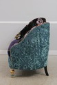 L72378: MACKENZIE CHILDS Whimsical Upholstered Lov