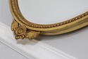 72417: CARVERS GUILD Oval Giltwood Wall Mirror