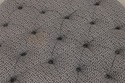 F72424: Round Tufted Modern Design Cocktail Ottoma