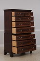 72463: HENKEL HARRIS Nancy Whit Inlaid Mahogany Ch