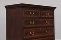 72463: HENKEL HARRIS Nancy Whit Inlaid Mahogany Ch
