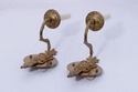 F72473: Pair Of Antique French Style Brass Electri