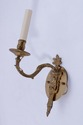 F72473: Pair Of Antique French Style Brass Electri