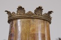 72487: Pair MAITLAND SMITH Torchiere Bronze Floor 
